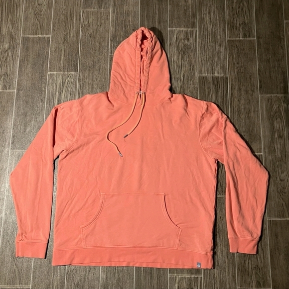 Peter Millar Other - Peter Millar Mens Large Lava Wash Orange Pullover Hoodie Golf Sweatshirt
